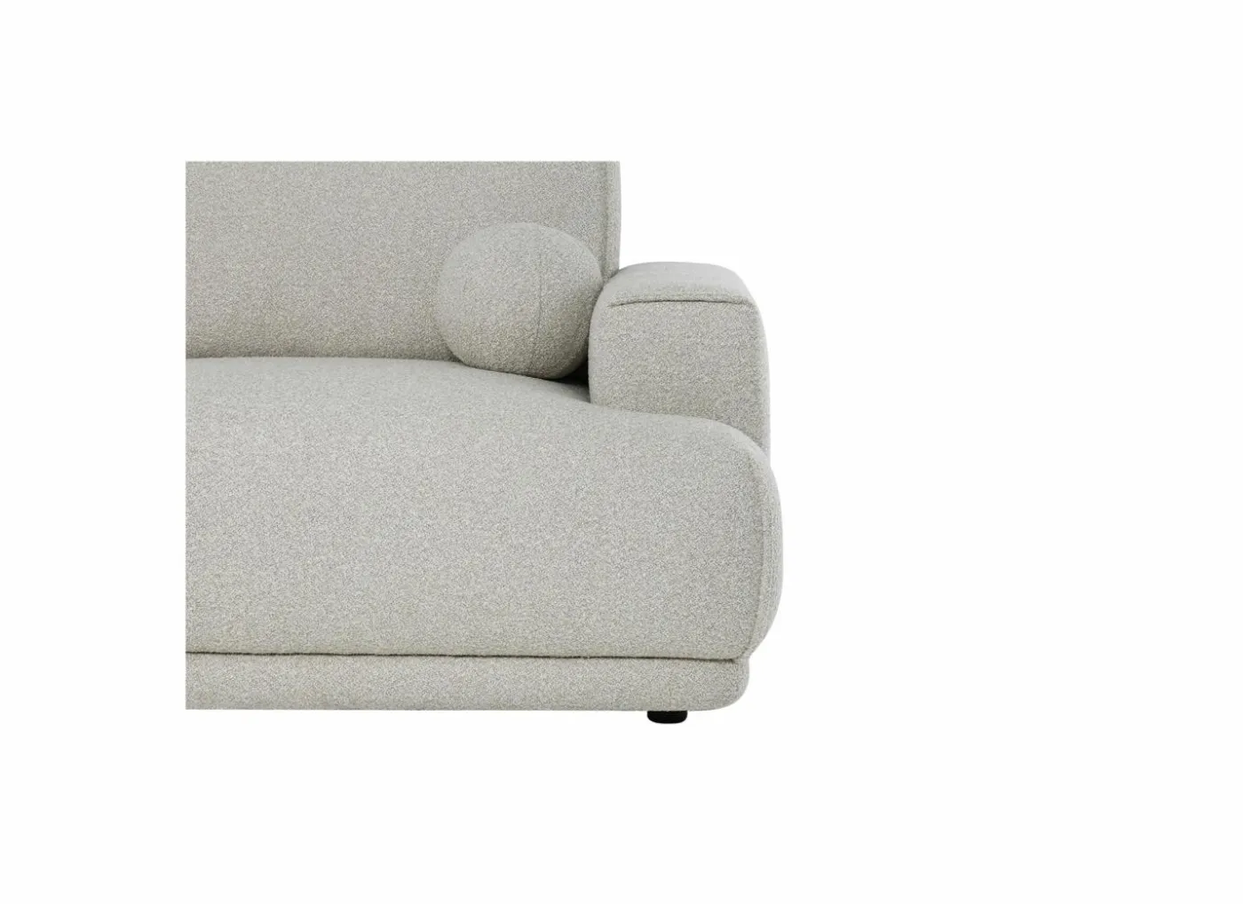 Hoeksalon Ramusio 319x169cm - stof - beige