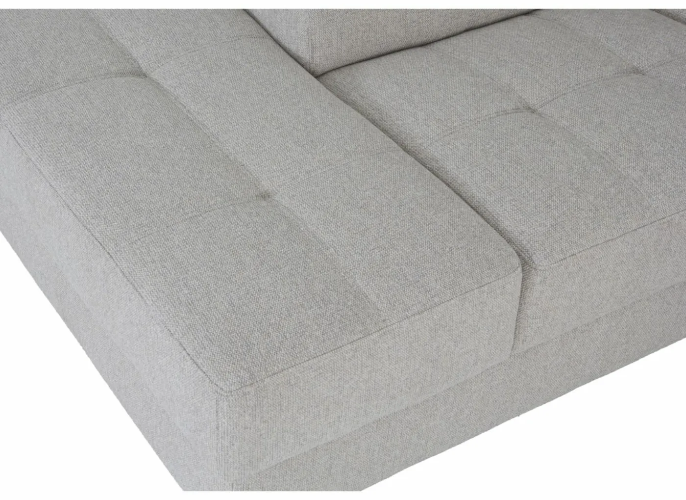 Hoeksalon Rezzo 291x226cm - stof - beige met relax