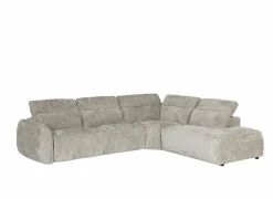 Hoeksalon Roll 329x265cm - stof - turtledove met relax