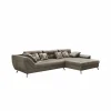 Hoeksalon San Francisco 355x218cm - stof - taupe