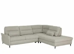 Hoeksalon Sioux 297x260cm - stof - ecru met zitdiepteverstelling