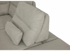 Hoeksalon Sioux 297x260cm - stof - ecru met zitdiepteverstelling