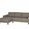 Hoeksalon Sky 243x148,5cm - stof - taupe
