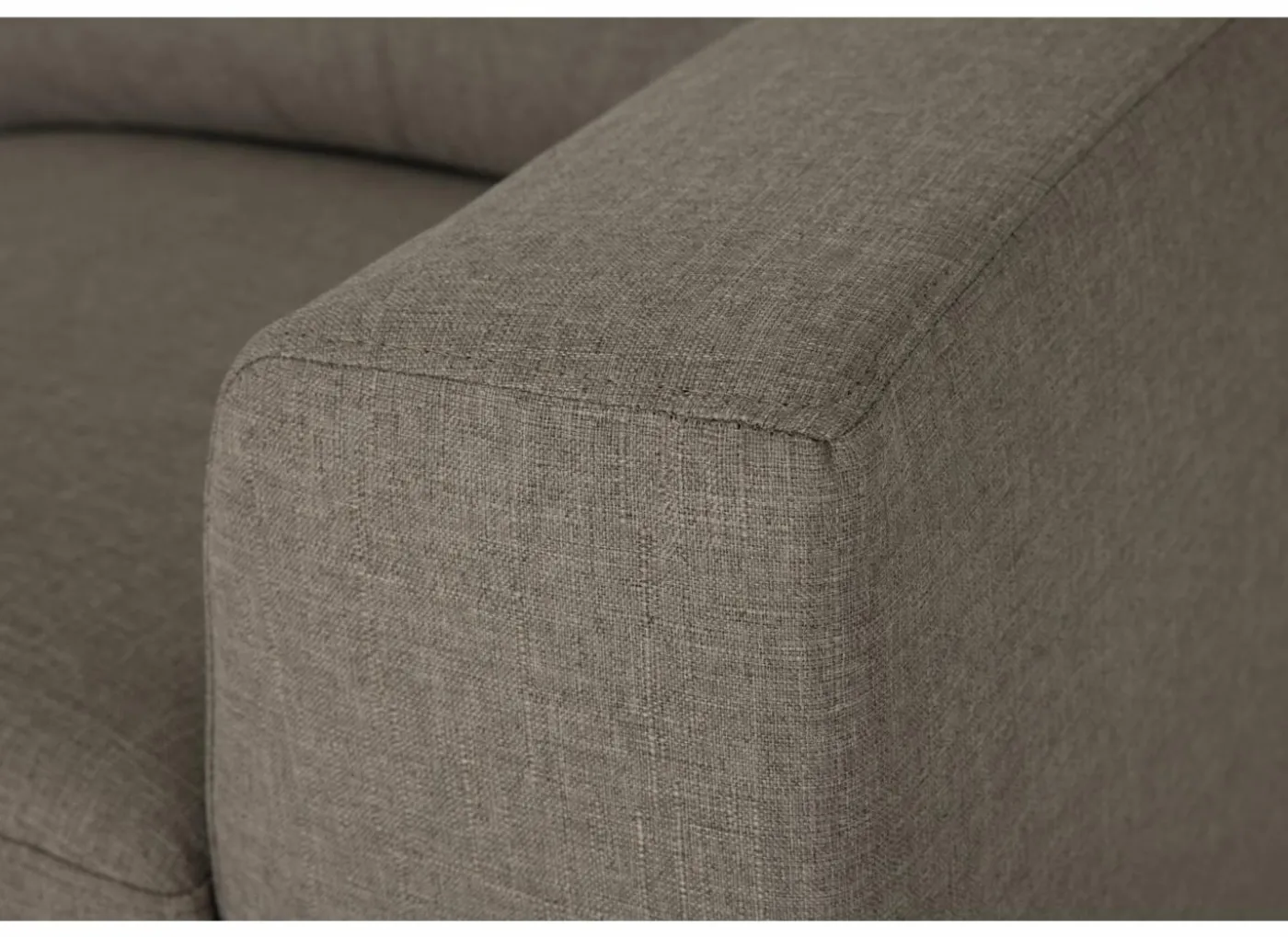 Hoeksalon Sky 243x148,5cm - stof - taupe