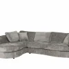 Hoeksalon Space 313x224cm - stof - grijs