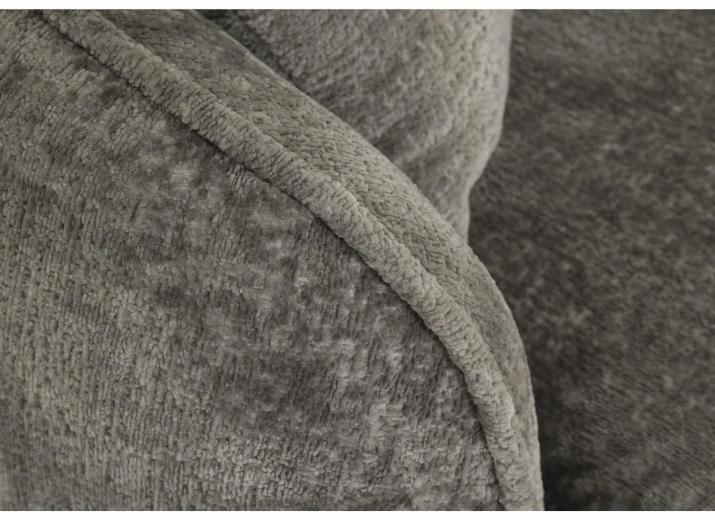 Hoeksalon Space 313x224cm - stof - grijs