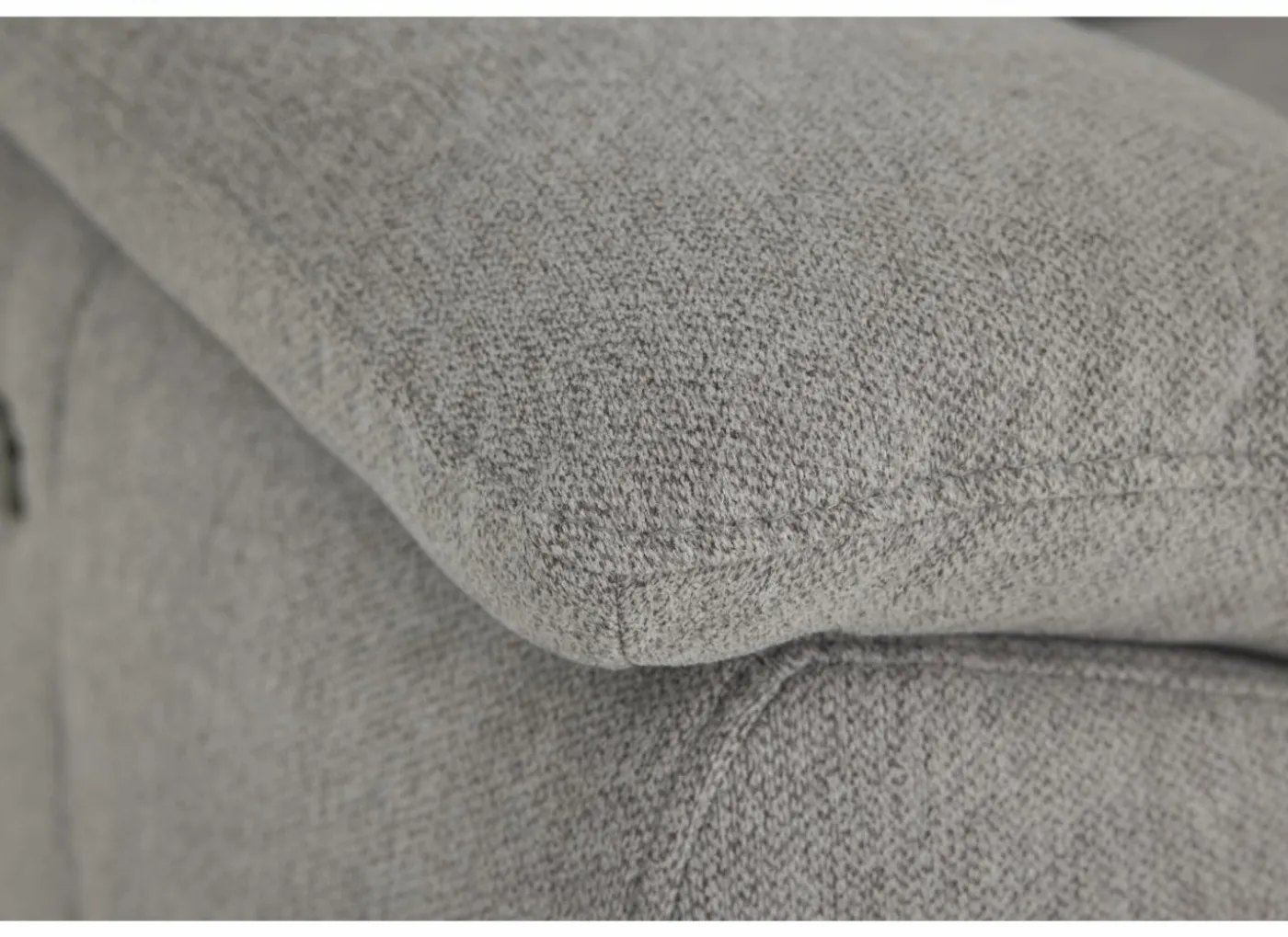Hoeksalon Sub 302x243cm - stof - zilvergrijs met relax