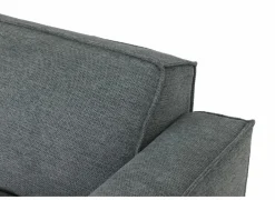 Hoeksalon Sumare 280x182cm - stof - blauw