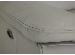 Hoeksalon Sun 298x238cm - leder - grijs