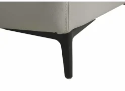 Hoeksalon Sun 298x238cm - leder - grijs met relax
