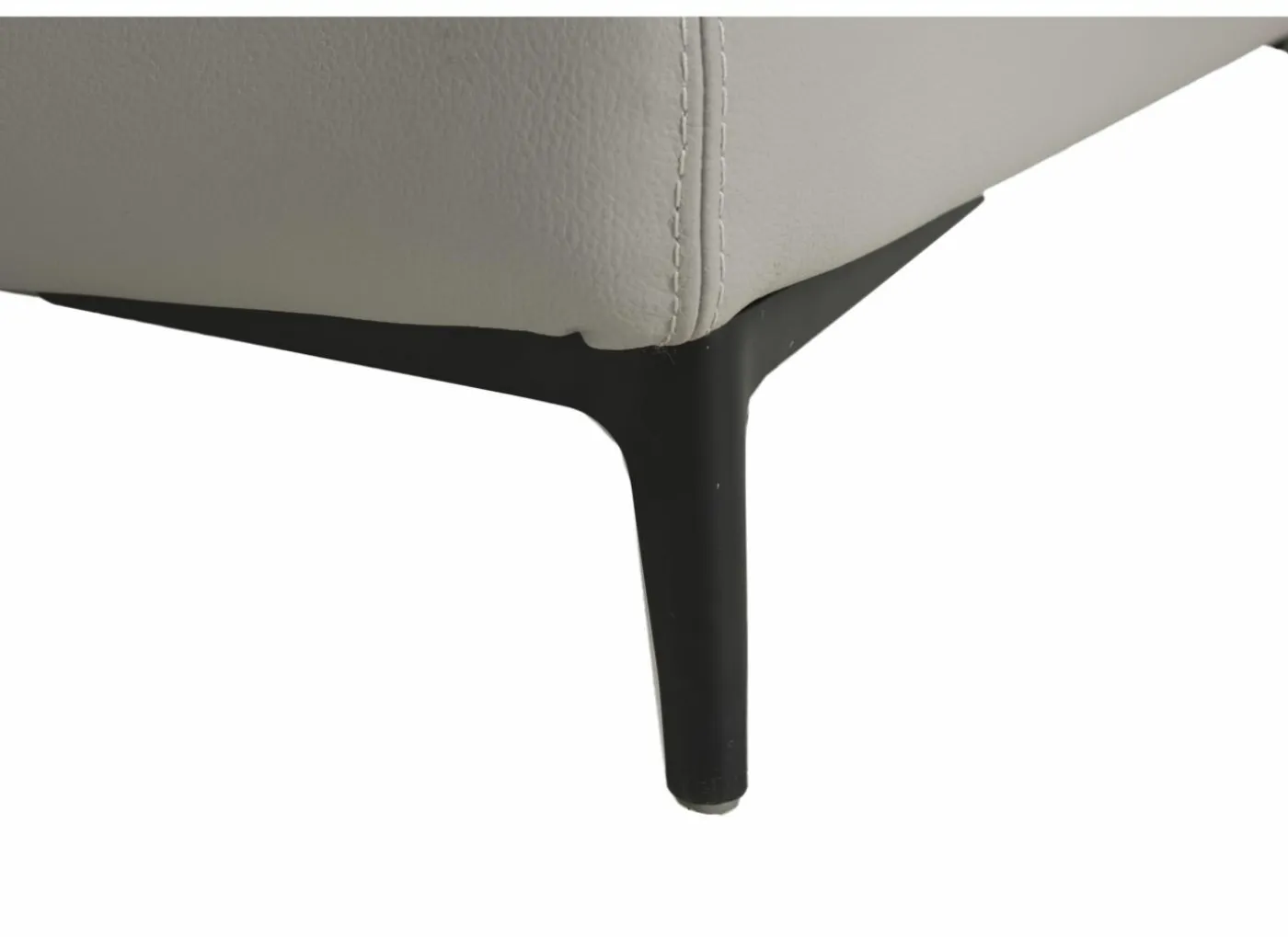 Hoeksalon Sun 298x238cm - leder - grijs met relax