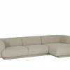 Hoeksalon Valley 314x160cm - stof - beige