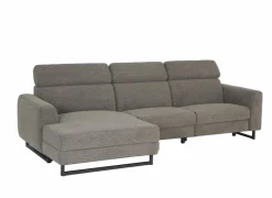 Hoeksalon Vaucluse 314x160cm - stof - taupe met relax