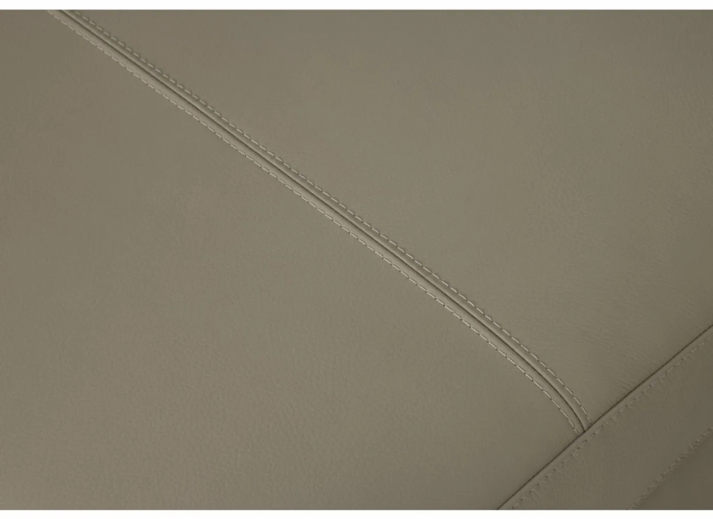 Hoeksalon Walk 413x303cm - leder - grijs met relax & opbergruimte