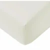 Hoeslaken Lauren 160x200cm - jersey katoen - gebroken wit