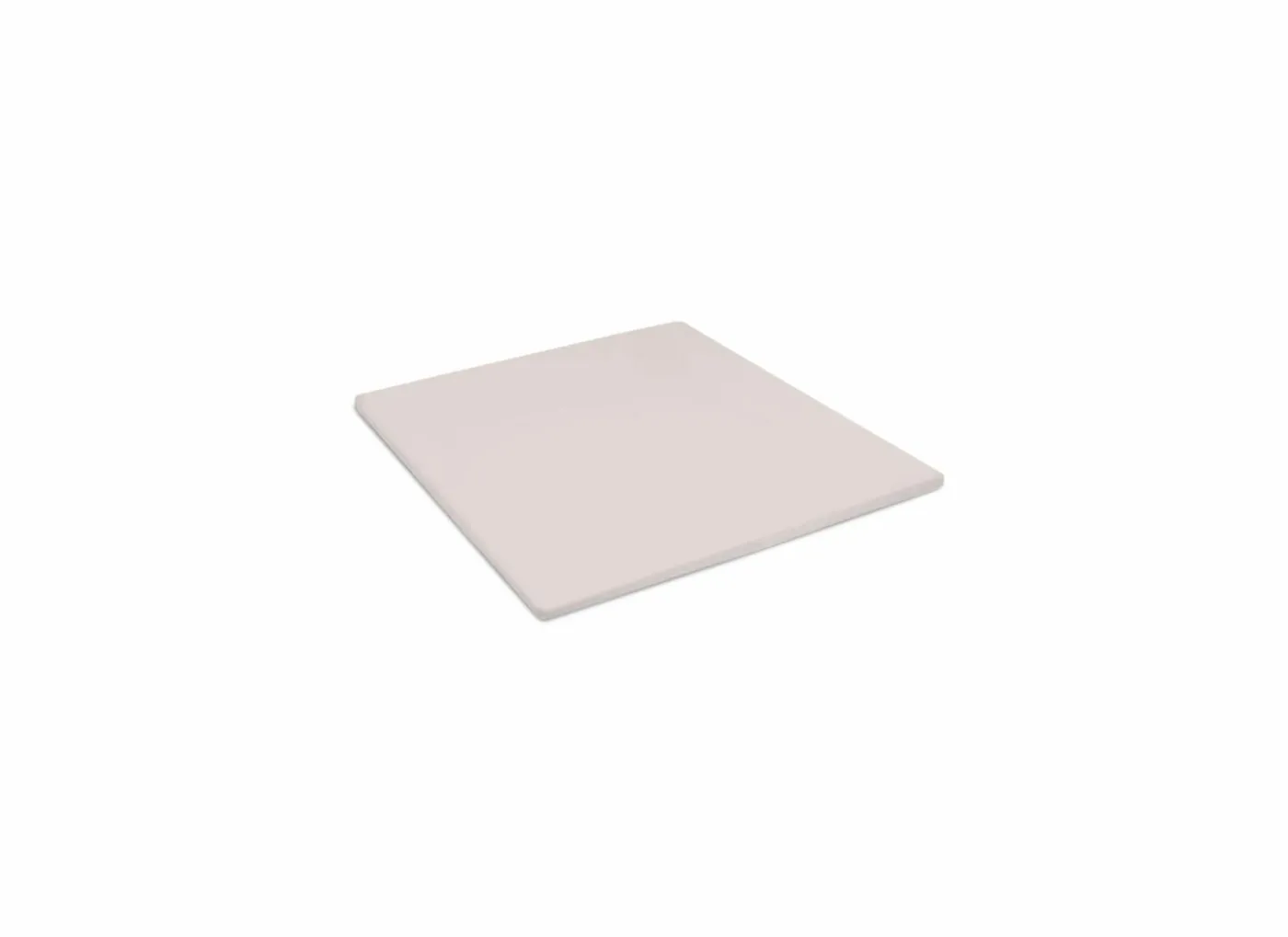 Hoeslaken topper 90x190/120x220cm katoen greige