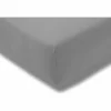 Hoeslaken 90/120x200/220cm jersey katoen grijs