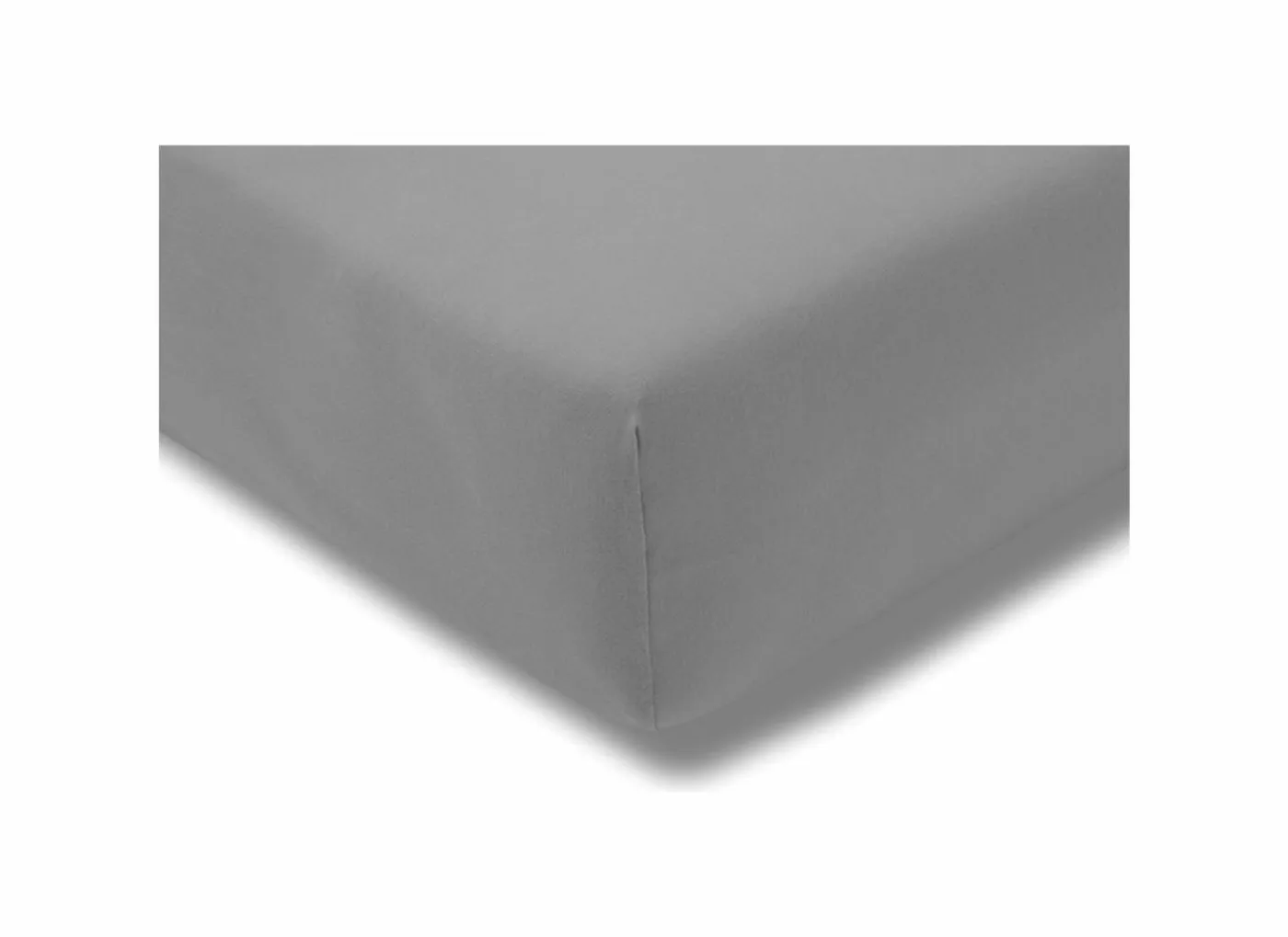 Hoeslaken 90/120x200/220cm jersey katoen grijs