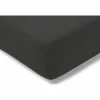 Hoeslaken 90/120x200/220cm jersey katoen antraciet
