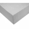 Hoeslaken 90x200cm katoen dove grey