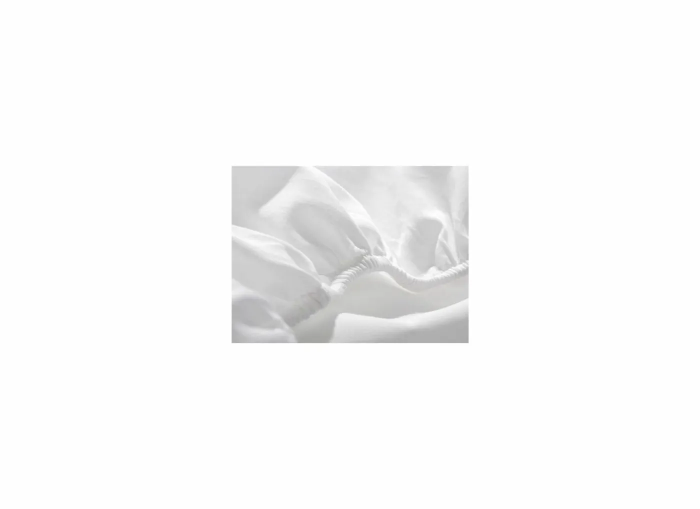Hoeslaken 160x200cm katoen wit
