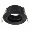 Inbouwspot MR11 - aluminium - zwart