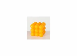 Kaars Bubble paars oranje roze