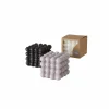 Kaars Bubble zwart wit grijs
