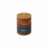 Kaars Cilinder Rustiek cognac