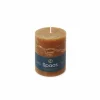 Kaars Cilinder Rustiek cognac