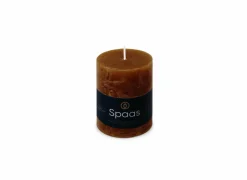 Kaars Cilinder Rustiek cognac