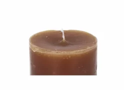 Kaars Cilinder Ø8,6x20cm - rustiek - cognac