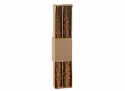 Kaars H26,5cm - paraffine - goud