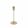 Kaarsenhouder Dinner Ø8xH19,5cm - metaal - goud