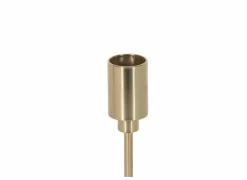 Kaarsenhouder Dinner Ø8xH19,5cm - metaal - goud
