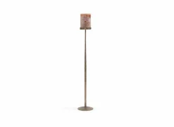 Kaarsenhouder H80cm - metaal - goud