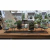 Kaarsenhouder Lincoln B100cm - metaal & glas - zwart