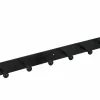 Kapstok 55cm - metaal - zwart