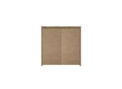 Kast Best Chest 77x30x78cm - decor - artisanale eik & wit
