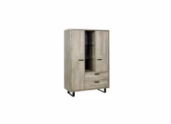 Kast Como 2 120cm - melamine - humus eik