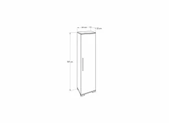 Kast Kaikoura 50cm - melamine - high gloss white