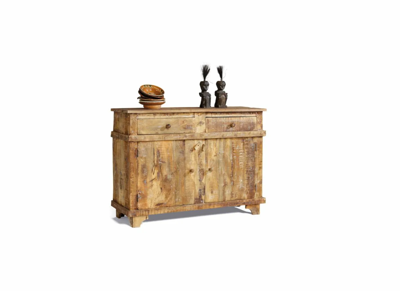 Kast Sacco 120x40x90cm - mango massief - naturel