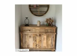 Kast Sacco 120x40x90cm - mango massief - naturel