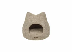 Kattenmand Curl Plush 45x45x42cm - polyester - wit