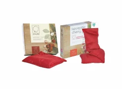 Kersenpitkussentje 13x55cm rood