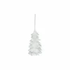 Kerstboom Veren H15cm wit