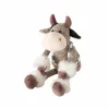 Kerstdecoratie Knuffel Vala Koe H28cm