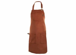 Keukenschort Velmar 70x85cm - katoen & polyester - cognac