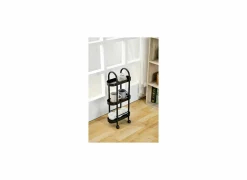 Keukentrolley Curtis 30x15x64,5cm - metaal - zwart