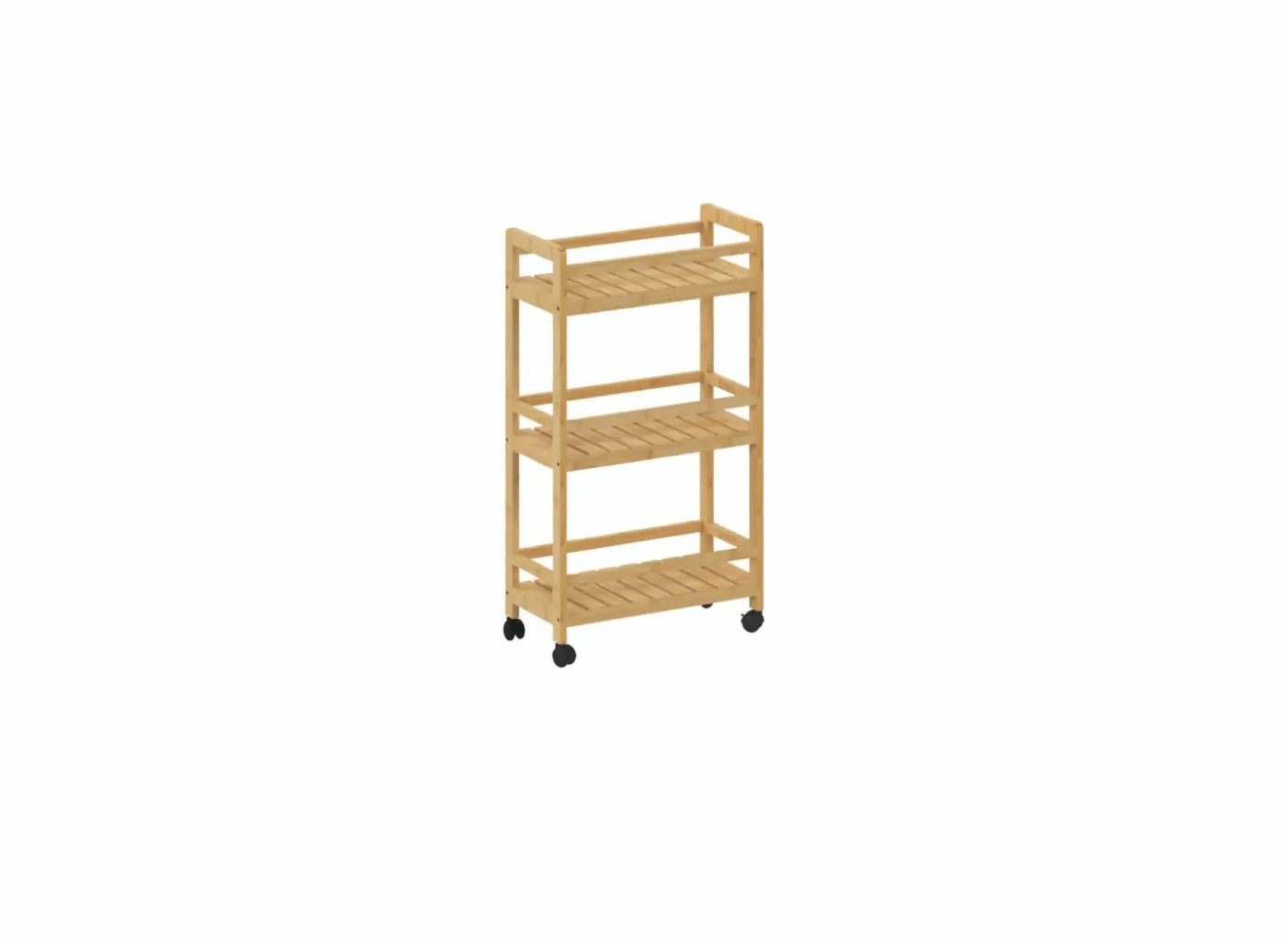 Keukentrolley Linha 45x22x80cm - bamboe - beige